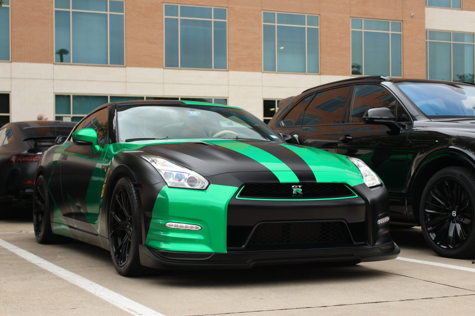 the green gt-r