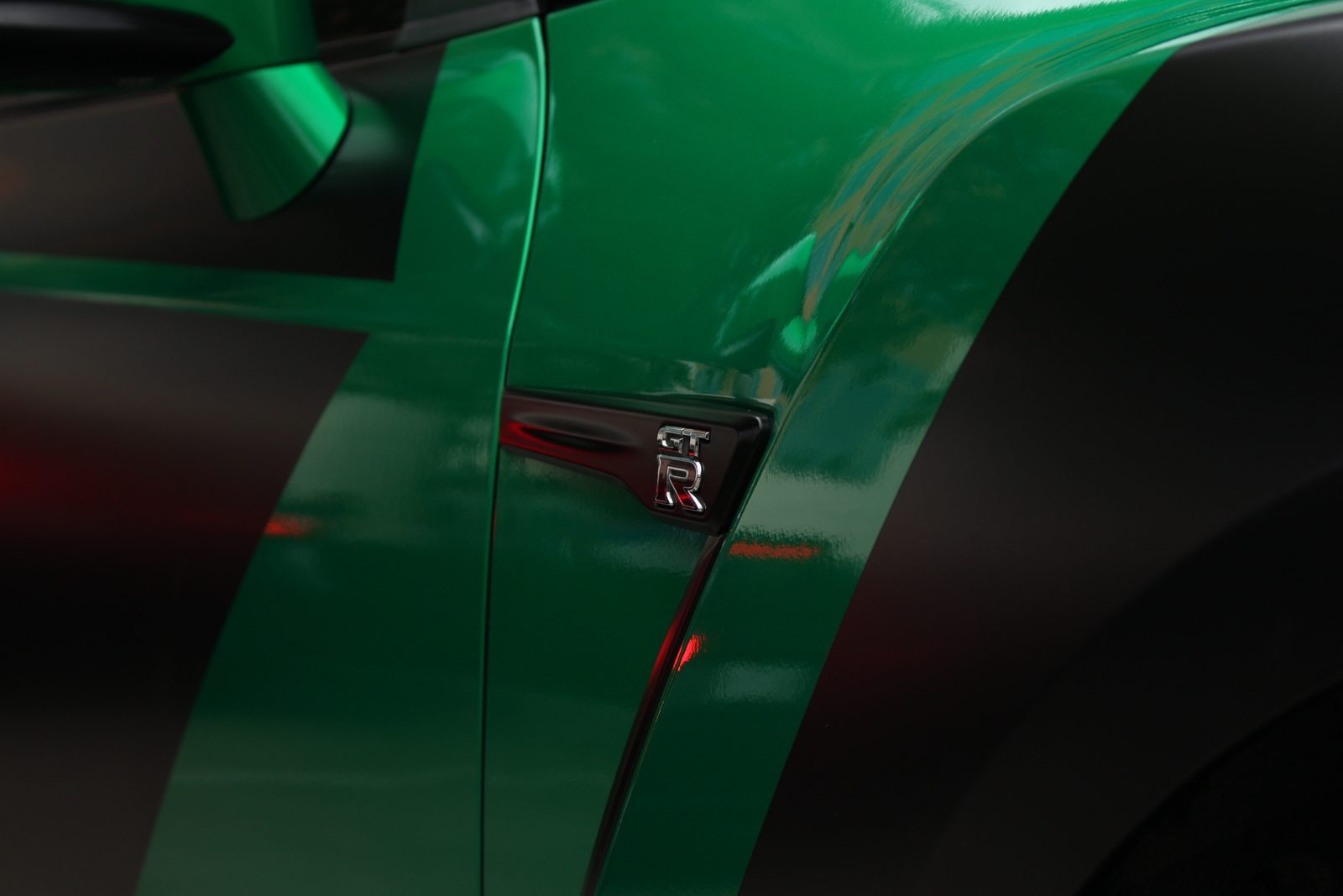 the green gt-r