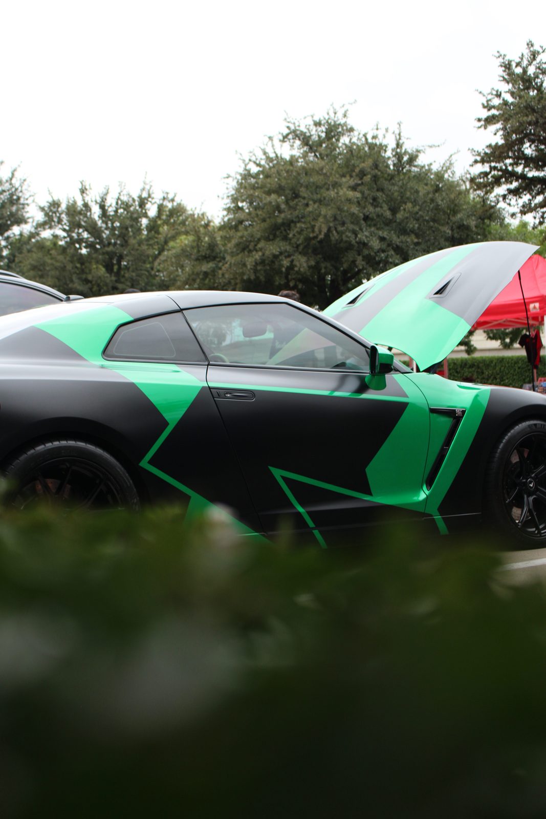 the green gt-r